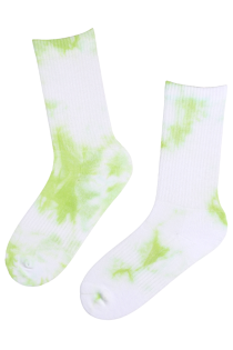 TIEDYE green cotton socks | BestSockDrawer.com