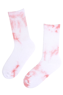 TIEDYE pink cotton socks | BestSockDrawer.com