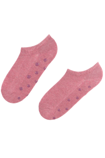 TUULI pink anti-slip low-cut wool socks | BestSockDrawer.com