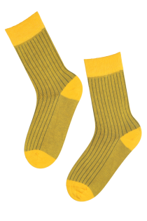 MUSTANG yellow bamboo viscose socks for men | BestSockDrawer.com