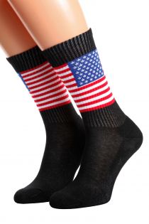 AMERICA flag socks for men and women | BestSockDrawer.com