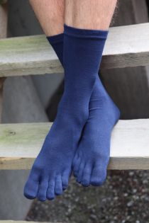 MEN TOES blue toe socks | BestSockDrawer.com