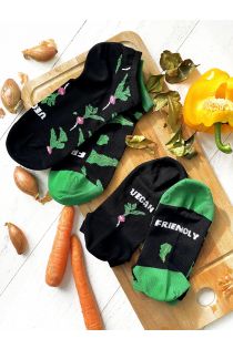 VEGAN black low-cut chef socks | BestSockDrawer.com