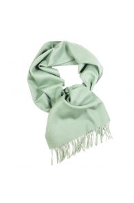 Alpaca wool light green scarf | BestSockDrawer.com