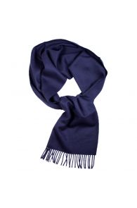 Alpaca wool navy blue scarf | BestSockDrawer.com