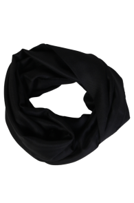 Alpaca wool Royal and silk blend black shoulder scarf | BestSockDrawer.com