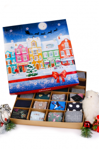 Advent Calendar WARM FEET, WARM HEART! 24 pairs of angora and merino wool socks | BestSockDrawer.com