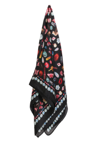 AMARONI black colorful scarf | BestSockDrawer.com