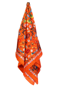 AMARONI orange colorful neckerchief | BestSockDrawer.com