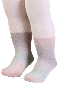 CALY creamy white cotton tights for babies | BestSockDrawer.com