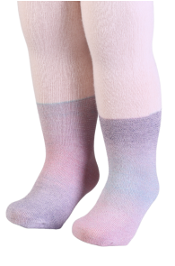 CALY light pink cotton tights for babies | BestSockDrawer.com