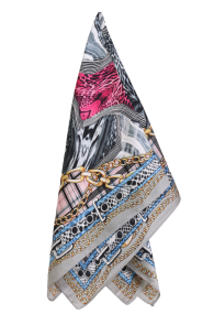 CARLOFORTE grey neckerchief | BestSockDrawer.com