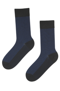 COOLIO blue patterned suit socks for men | BestSockDrawer.com