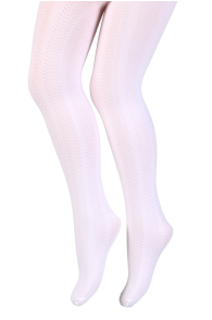 DESIRE 60DEN white tights for kids | BestSockDrawer.com