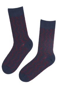 DODO blue cotton socks for men - prohibited for under 18! | BestSockDrawer.com