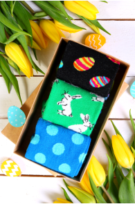 EASTER gift box with 3 pairs of socks | BestSockDrawer.com