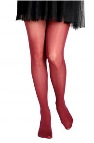 ECOCARE 40 DEN burgundy tights for women | BestSockDrawer.com