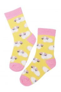 EGGBUNNY cotton Easter socks with bunnies for kids | BestSockDrawer.com