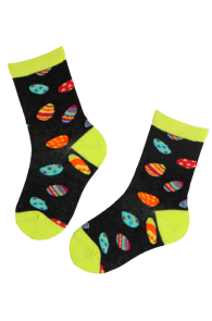 EGGHUNTER cotton socks with colored eggs for children | BestSockDrawer.com
