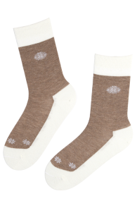 GERDY beige angora wool socks | BestSockDrawer.com