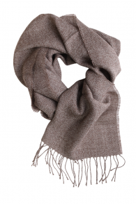 Alpaca wool brown scarf | BestSockDrawer.com