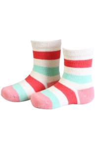 HOLLIS colorful striped baby socks | BestSockDrawer.com