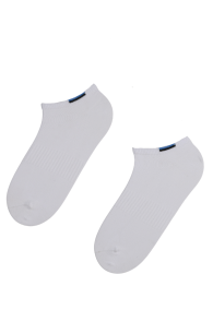 KALEV white low-cut socks with the Estonian flag | BestSockDrawer.com