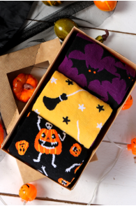 Halloween gift box LUCIFER with 3 pairs of socks | BestSockDrawer.com