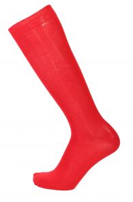 KRISS red cotton knee highs for men | BestSockDrawer.com
