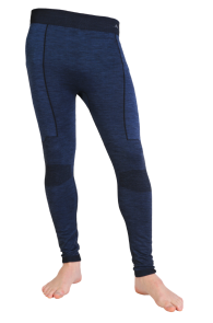 LANA dark blue merino wool leggings for men | BestSockDrawer.com
