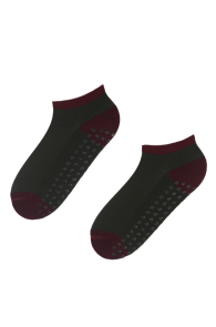 LORENZO merino wool low-cut socks with non-slip soles | BestSockDrawer.com