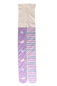 MAGICAL purple tights with unicorns | BestSockDrawer.com