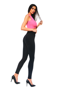 MAYA black leggings for women | BestSockDrawer.com