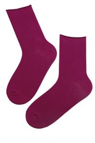 OLEV purple socks with a comfortable edge for men | BestSockDrawer.com