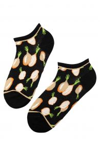 ONION black low-cut chef socks | BestSockDrawer.com