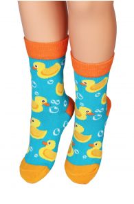 PARDIRALLI blue and orange cotton socks for children | BestSockDrawer.com