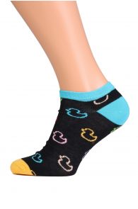 PARDIRALLI black low-cut cotton socks | BestSockDrawer.com