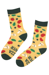 PIZZA LOVER cotton socks | BestSockDrawer.com
