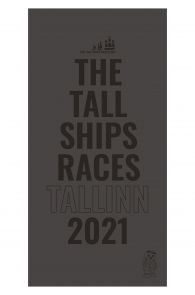 THE TALL SHIPS RACES 2021 grey microfiber towel | BestSockDrawer.com