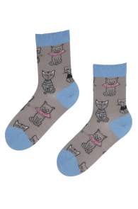 READY cotton socks with cats | BestSockDrawer.com