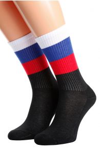 RUSSIA flag socks for men and women | BestSockDrawer.com