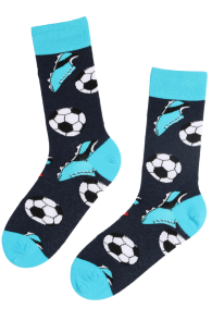 SNEAKER dark blue socks for football fans | BestSockDrawer.com