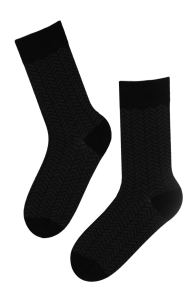 LIAM black suit socks for men | BestSockDrawer.com