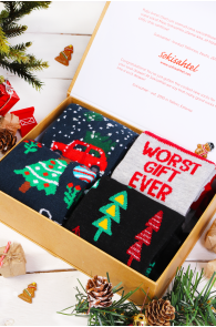 WORST GIFT EVER gift box with 4 pairs of socks | BestSockDrawer.com