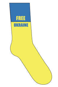 FREE UKRAINE Ukraine flag socks | BestSockDrawer.com