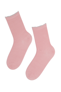 ITI pink socks for women with a glittering edge | BestSockDrawer.com