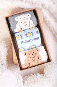 THANK YOU hedgehog gift box with 3 pairs of socks | BestSockDrawer.com