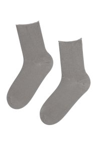 OLEV gray silver thread antibacterial socks for men | BestSockDrawer.com