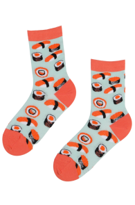 SUSHISET cotton socks with sushi | BestSockDrawer.com