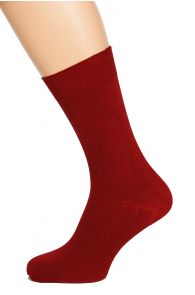 TAUNO men's dark red socks | BestSockDrawer.com